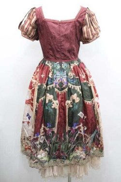 画像2: Miss Point / 万華鏡ワンピース  ボルドー I-26-01-13-051-0-OP-SA-ZI