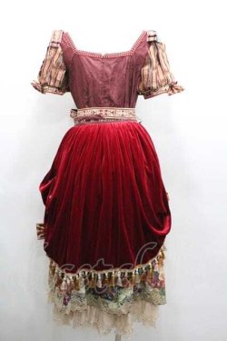 画像4: Miss Point / 万華鏡ワンピース  ボルドー I-26-01-13-051-0-OP-SA-ZI