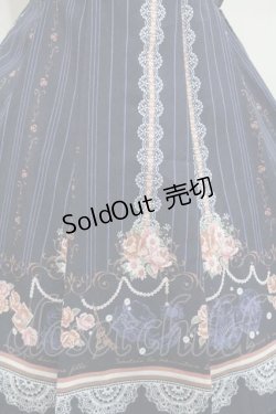 画像4: axes femme / ストライプパリメルヘン柄ワンピース  ネイビー I-26-01-13-058-AX-OP-SA-ZI