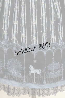 画像4: axes femme / オフショル遊園地柄ワンピース Ｍ ネイビー I-26-01-13-063-AX-OP-TE-ZI