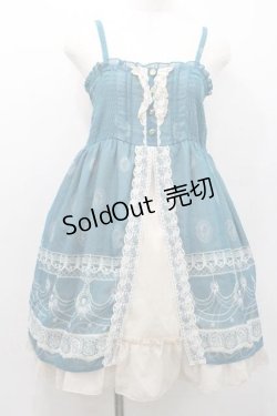 画像1: axes femme / 単色パネルシャーリングチュニ  青Ｘ白 I-26-01-13-064-AX-OP-SA-ZI