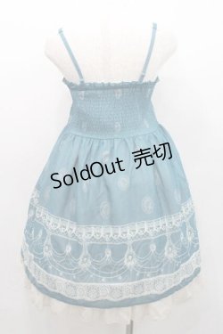 画像2: axes femme / 単色パネルシャーリングチュニ  青Ｘ白 I-26-01-13-064-AX-OP-SA-ZI