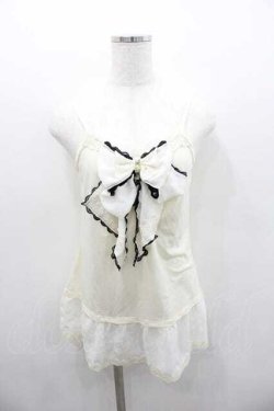 画像1: axes femme / BIGリボンキャミソール Ｍ ピンク I-26-01-13-009-AX-TO-TE-ZI