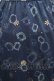 画像4: axes femme / オーナメント柄チュニック Ｍ ネイビー I-26-01-13-066-AX-OP-TE-ZI (4)