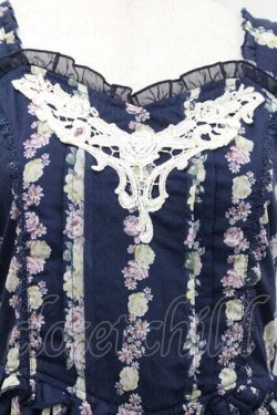 画像3: axes femme / バラストライプパネルワンピース  ネイビー I-26-01-13-067-AX-OP-SA-ZI