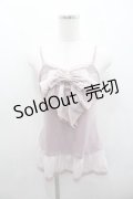 axes femme / BIGリボンキャミソール Ｍ ピンク I-26-01-13-010-AX-TO-TE-ZI