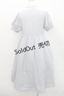 画像2: m petit by misako / ストライプワンピース S 中青 I-26-01-13-073-LO-OP-SA-ZI