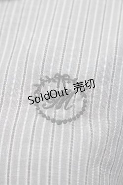 画像4: m petit by misako / ストライプワンピース S 中灰 I-26-01-13-074-LO-OP-SA-ZI