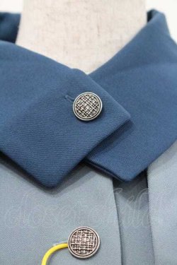 画像3: Forest Wardrobe 森林衣樹 / ケープデザインワンピース M 青 I-26-01-13-075-0-OP-SA-ZI