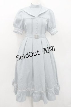 画像1: Kurumi Collaboration / マリンアカデミアワンピース SS 淡青 I-26-01-13-076-0-OP-SA-ZI