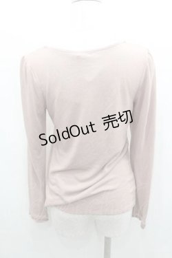 画像4: axes femme / BIGリボンニットトップス Ｍ ピンク I-26-01-13-011-AX-TO-TE-ZI