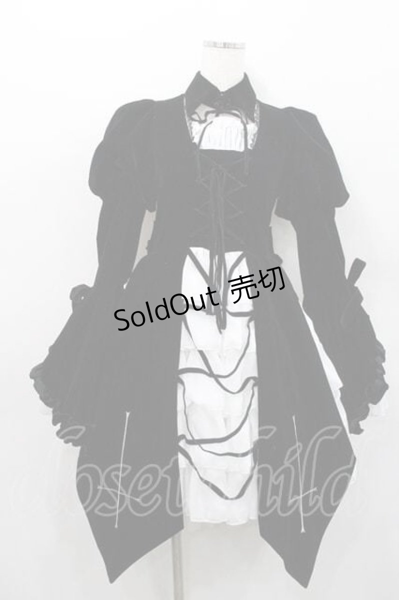 画像1: ATELIER PIERROT / Blackwing Crucifix Dress Set -水銀燈コラボ-  ブラック I-26-01-13-082-EL-OP-SA-ZI (1)