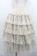 画像1: Jewel In Dawn / リボン刺繍レース&ドットチュールレース段々スカート  アイボリーＸサックス I-26-01-13-087-0-SK-SA-ZI (1)