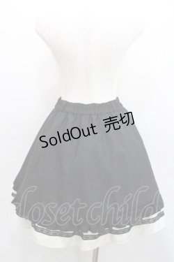 画像2: axes femme / フリルフレアスカート Ｍ 黒 I-26-01-13-089-AX-SK-TE-ZI