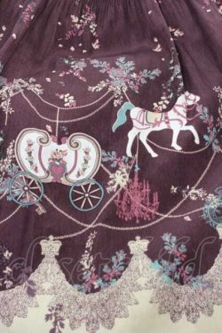 画像3: axes femme / メリーゴーランド柄スカート Ｍ ワイン I-26-01-13-091-AX-SK-TE-ZI