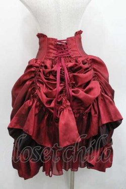 画像2: ATELIER PIERROT / Fairy Lace Corset Skirt  赤 I-26-01-13-093-EL-SK-SA-ZI