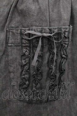 画像3: PINK HOUSE / ダンガリーフリルスカート  チャコール I-26-01-13-094-LO-SK-SA-ZI