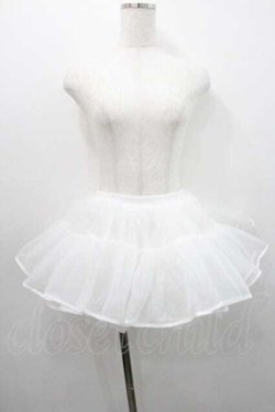 画像1: Wunderwelt / オリジナルドロワーズミニパニエ(30cm)  ホワイト I-26-01-13-095-EL-SK-SA-ZI