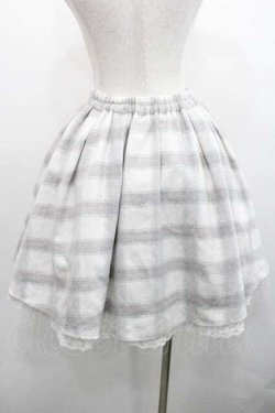 画像2: LODISPOTTO / チェックスカート  アイボリーＸグレー I-26-01-13-099-LO-SK-SA-ZI