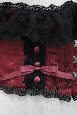 画像3: Vallee lys / Fleur de Brumeコルセット  エンジＸ黒 I-26-01-13-102-GO-TO-SA-ZI