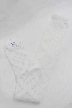 画像2: BABY,THE STARS SHINE BRIGHT / ローズリボンレースアップソックス  白 I-26-01-13-107-BA-ZA-SA-ZI