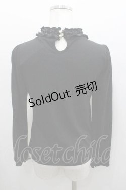 画像2: axes femme / BIGリボンプルオーバー Ｍ 黒 I-26-01-13-016-AX-TO-TE-ZI