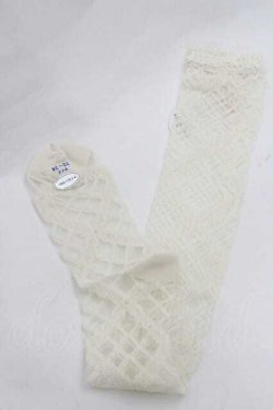 画像2: BABY,THE STARS SHINE BRIGHT / レーシィレースアップソックス  生成り I-26-01-13-113-BA-ZA-SA-ZI