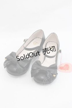 画像1: BABY,THE STARS SHINE BRIGHT / リルリボンシューズ S ブラック I-26-01-13-119-BA-SH-SA-ZI