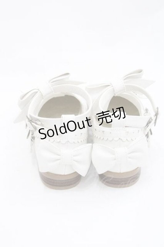 画像3: metamorphose / トリプルリボンクロスストラップシューズ S オフシロ I-26-01-13-122-ME-SH-SA-ZT0304X (3)