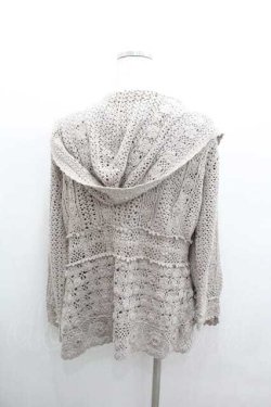 画像2: INGEBORG / フード付ニットガウン M グレー I-26-01-13-024-LO-TO-SA-ZI