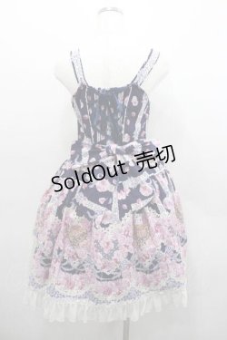 画像2: BABY,THE STARS SHINE BRIGHT / Le Bouquet Eternel柄ジャンパースカートI  ネイビー I-26-01-13-030-BA-OP-SA-ZI