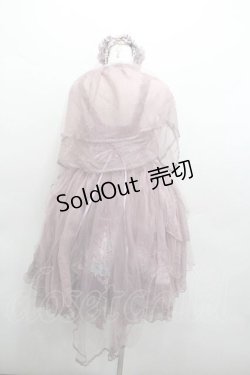 画像3: Mie Ye / 香水瓶&ローズ柄オーガンジーワンピースセット  アイボリーＸラベンダー I-26-01-13-031-0-OP-SA-ZI