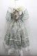 画像2: Neo-Ludwig / 縦フラワーレース総柄半袖ワンピース  サックスＸアイボリー I-26-01-13-041-0-OP-SA-ZI (2)