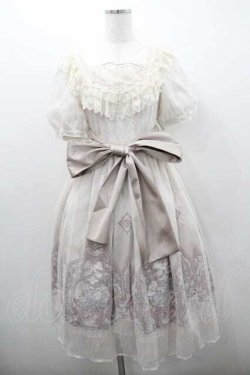 画像1: NyaNya（海外ロリータブランド） / 金魚柄ワンピースセット A アイボリー I-26-01-13-045-LO-OP-SA-ZI