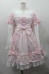 画像1: Angelic Pretty / Dolly Girl付け袖ワンピース  ピンクＸ白 I-26-01-15-038-AP-OP-SA-ZI (1)