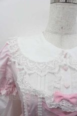 画像3: Angelic Pretty / Dolly Girl付け袖ワンピース  ピンクＸ白 I-26-01-15-038-AP-OP-SA-ZI (3)