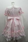 画像4: Angelic Pretty / Dolly Girl付け袖ワンピース  ピンクＸ白 I-26-01-15-038-AP-OP-SA-ZI (4)