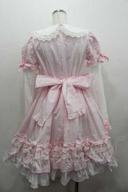 画像4: Angelic Pretty / Dolly Girl付け袖ワンピース  ピンクＸ白 I-26-01-15-038-AP-OP-SA-ZI