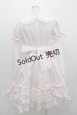画像4: Angelic Pretty / Dolly Girl付け袖ワンピース  ピンクＸ白 I-26-01-15-038-AP-OP-SA-ZI