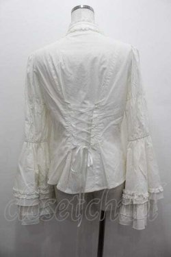 画像3: Hoshibako Works / エグランティーヌ スタンドカラードレッシーブラウス  ベージュ I-26-01-15-004-LO-BL-SA-ZI