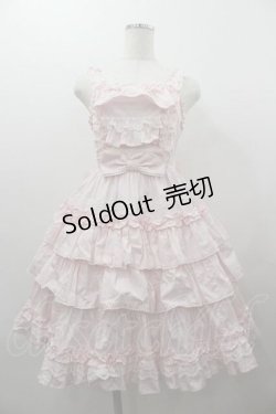 画像1: Angelic Pretty / Prettyフリルジャンパースカート  ピンクＸ白 I-26-01-15-042-AP-OP-SA-ZI