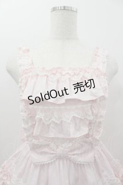 画像2: Angelic Pretty / Prettyフリルジャンパースカート  ピンクＸ白 I-26-01-15-042-AP-OP-SA-ZI