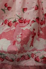 画像2: Angelic Pretty / Cherry Berry Bunny胸リボンジャンパースカート  ピンク I-26-01-15-045-AP-OP-SA-ZI (2)
