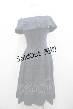 画像3: Victorian maiden / タータンチェックジャンパースカート  グリーン I-26-01-15-053-CL-OP-SA-ZI