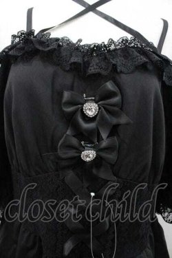 画像3: DearMyLove / シャーリングバストレースアップワンピース LL 黒 I-26-01-15-055-EL-OP-SA-ZI