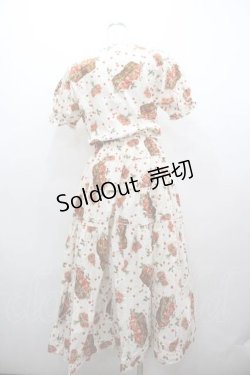 画像2: WONDERFUL WORLD / かご苺ワンピース  生成りＸ赤 I-26-01-15-065-LO-OP-SA-ZI