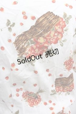 画像3: WONDERFUL WORLD / かご苺ワンピース  生成りＸ赤 I-26-01-15-065-LO-OP-SA-ZI