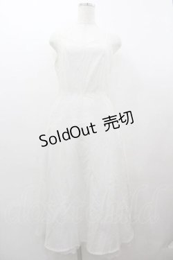 画像5: PINK HOUSE / 桜柄半袖ワンピース  ホワイト I-26-01-15-066-LO-SK-SA-ZI