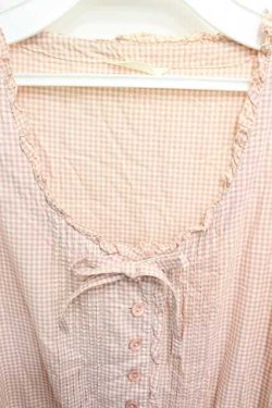 画像5: PINK HOUSE / ギンガムチェックノースリーブワンピース  ピンクチェック I-26-01-15-069-LO-OP-SA-ZI