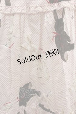 画像3: PINK HOUSE / トランプうさぎさんチェックノースリーブワンピース  ピンク I-26-01-15-070-LO-OP-SA-ZI